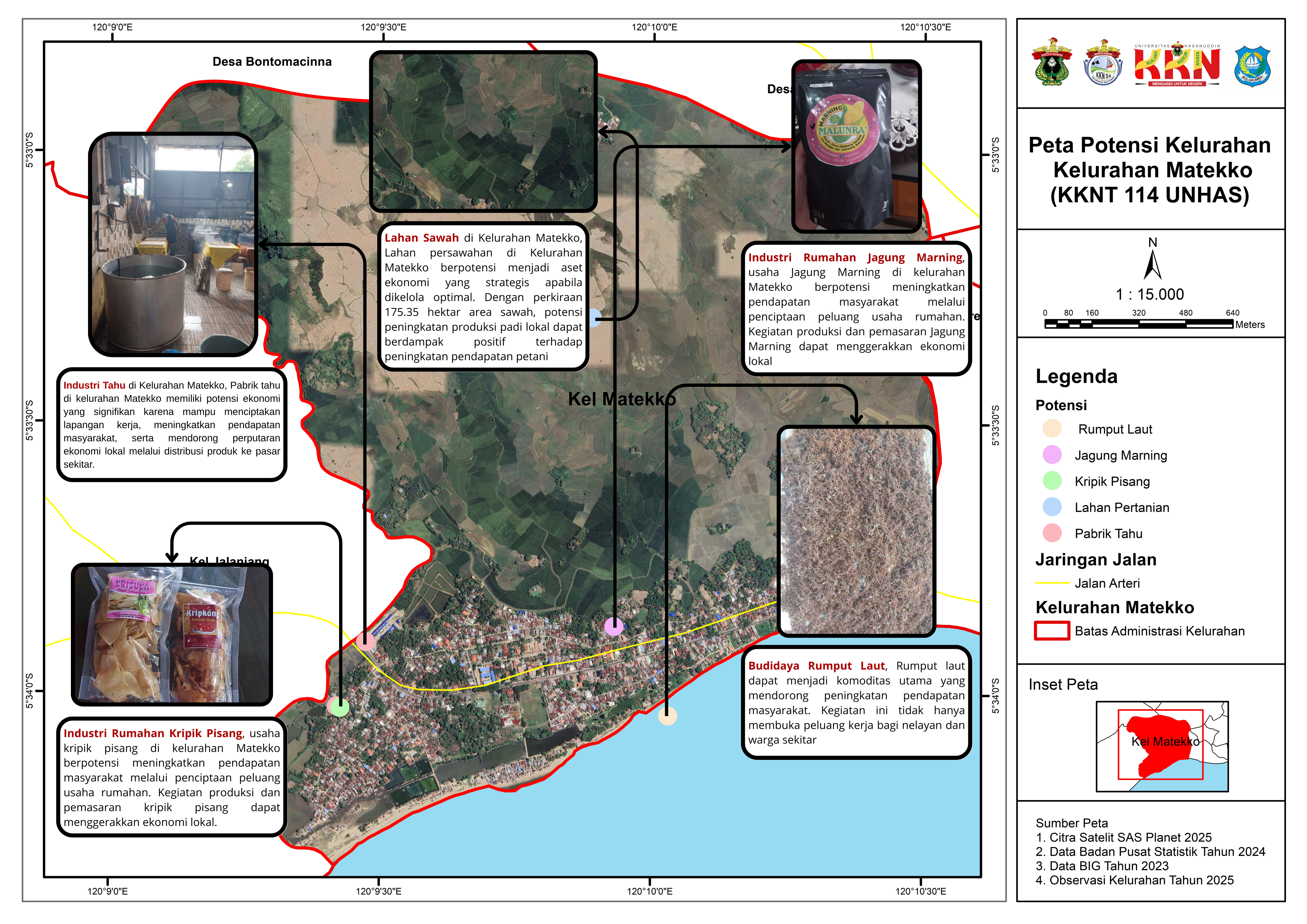 Struktur Organisasi Pemerintahan Kelurahan Matekko
